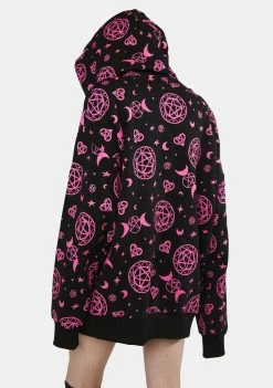 The Grave Girls Wicked Ambitions Oversized Hoodie Pullover Hoodie