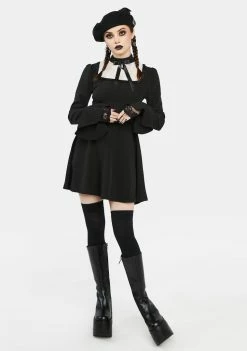 The Grave Girls Escape The Attic Mini Dress Little Black Dresses