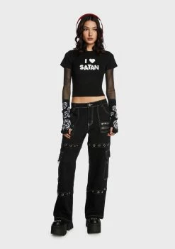 The Grave Girls Bottoms Mortal Solitude Cargo Pants