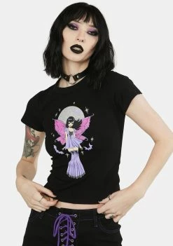 The Grave Girls Tops Wish On A Blood Moon Graphic Tee