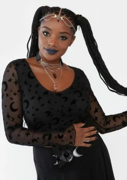 The Grave Girls Tops Perfect Spellcaster Mesh Top