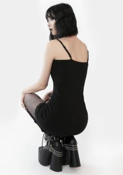 Cheap ๐ The Grave ๐ง Girls ๐ Dresses Crypt Cutie Graphic Cami ๐ Dress โญ 9 The Grave Girls Dresses Crypt Cutie Graphic Cami Dress