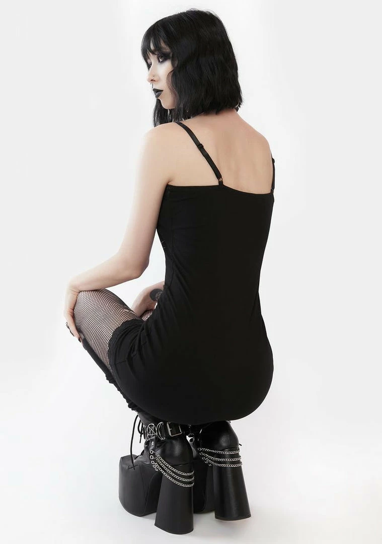 Cheap ๐ The Grave ๐ง Girls ๐ Dresses Crypt Cutie Graphic Cami ๐ Dress โญ 6 The Grave Girls Dresses Crypt Cutie Graphic Cami Dress