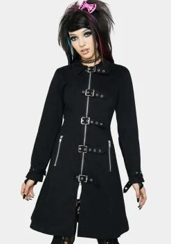 The Grave Girls Trench Coats Merch Booth Trench Coat