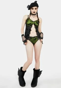 Deals โ๏ธ The Grave ๐ง Girls Love At First Bite Lingerie Set Bralette ๐ 8 The Grave Girls Love At First Bite Lingerie Set Bralette