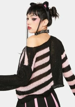 The Grave Girls Sweet State Of Ruin Cropped Sweater