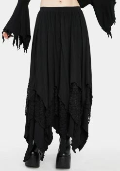The Grave Girls Love The Night Maxi Skirt