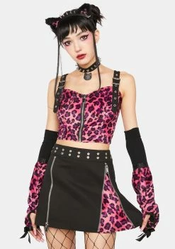 The Grave Girls Spot Me If You Can Mini Skirt