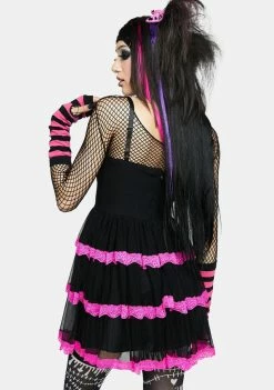 The Grave Girls Little Black Dresses Love To Lead Mini Dress