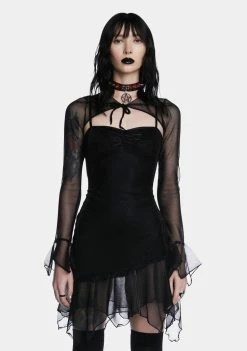The Grave Girls Wicked Shimmering Realms Dress And Shrug Set
