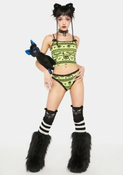 The Grave Girls Purr Evil Pajama Set