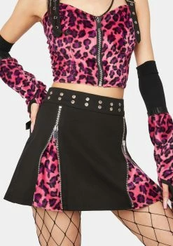 The Grave Girls Spot Me If You Can Mini Skirt