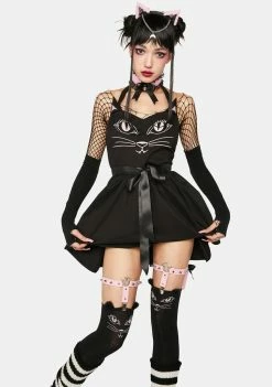 The Grave Girls Feline Good Tights & Garters Set Socks & Tights
