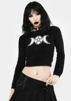 The Grave Girls Goddess Fuzzy Sweater