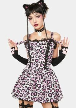 The Grave Girls Casual Dresses Cool Kitty Mini Dress
