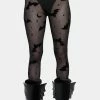 The Grave Girls Love At First Bite Mesh Leggings