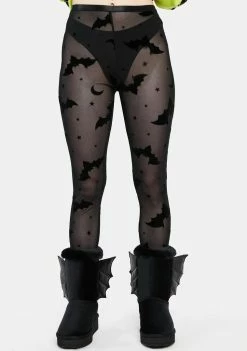 The Grave Girls Love At First Bite Mesh Leggings