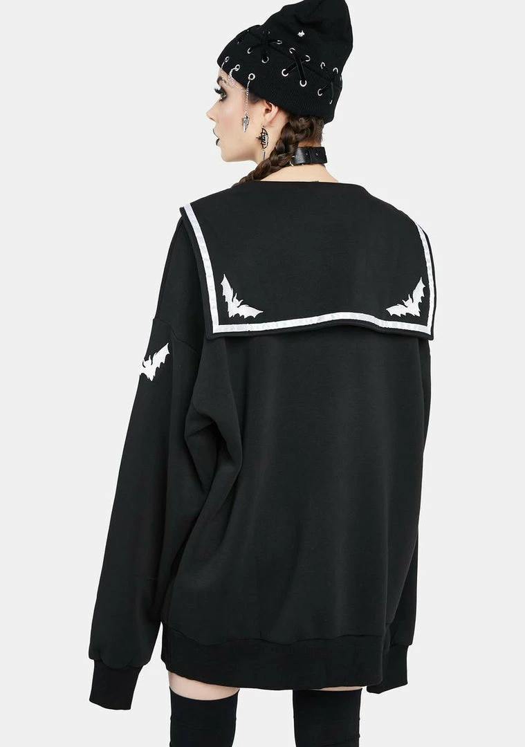 Buy ๐ The Grave ๐ง Girls Bloody Brilliant Oversized Sweatshirt ๐งจ 6 The Grave Girls Bloody Brilliant Oversized Sweatshirt