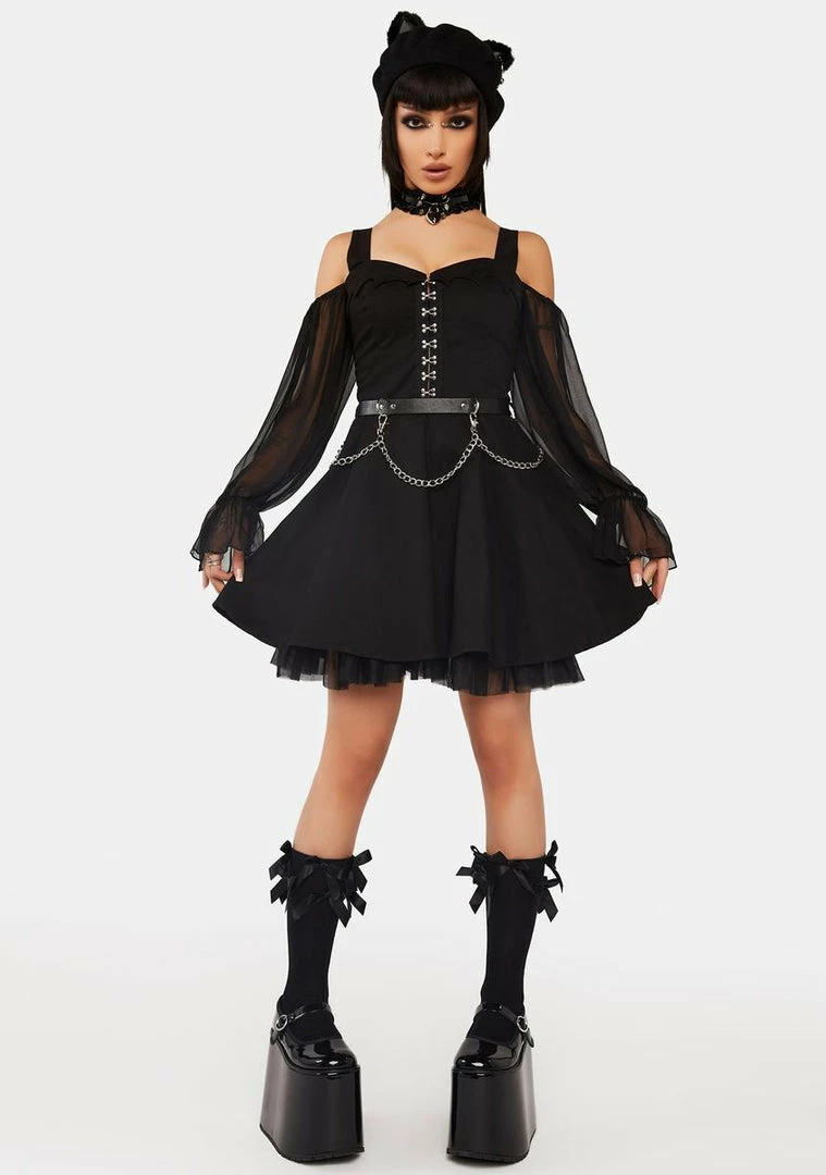 Top 10 ๐ฅฐ The Grave ๐ง Girls Nightmares Of You Flared ๐ Dress ๐ 5 The Grave Girls Nightmares Of You Flared Dress