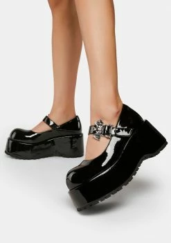 The Grave Girls Mama's Little Monster Mary Janes Platform Mary Janes