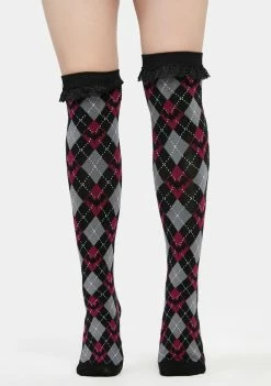 The Grave Girls Bat To School Knee-High Socks