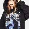 Cheapest βοΈ The Grave π§ Girls Plus Purrrfect Moonlight Graphic Hoodie Tops π 1 The Grave Girls Plus Purrrfect Moonlight Graphic Hoodie Tops