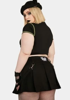 The Grave Girls Plus Just Hangin' Pleated Skirt