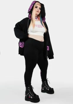 The Grave Girls Bottoms Plus Who's Your Crush Graphic Leggings