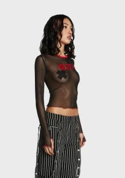 The Grave Girls Easy To Read Mesh Top