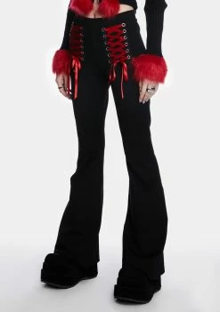 The Grave Girls Hot Bloodline Lace Up Leggings Lace-Up Leggings