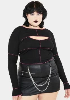 The Grave Girls Plus Hidden Fae Shrug Set Tops