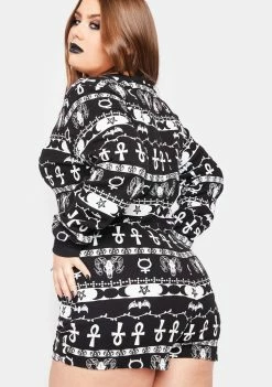 The Grave Girls Plus Made Of Mischief Thermal Romper Lingerie & Sleepwear