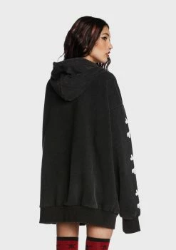 Brand new ๐ฅฐ The Grave ๐ง Girls Malicious Contempt Oversized Hoodie Outerwear โค๏ธ 10 The Grave Girls Malicious Contempt Oversized Hoodie Outerwear