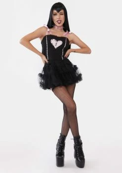 Brand new 🔔 The Grave 👧 Girls Tops Love Hurts Embroidered Tank Top 🤩 8 The Grave Girls Tops Love Hurts Embroidered Tank Top