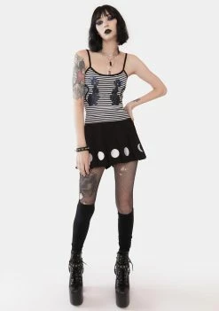 Best reviews of π₯ The Grave π§ Girls Purrrfect Moonlight Striped Tank Tops 𧨠8 The Grave Girls Purrrfect Moonlight Striped Tank Tops