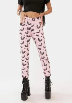 The Grave Girls Bottoms Nocturnal Love High Waist Jeans