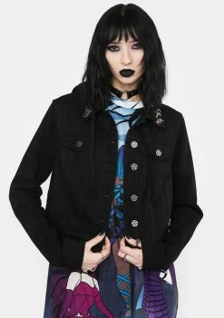 The Grave Girls Wish On A Dark Star Denim Jacket