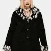 The Grave Girls Faux Fur Jacket Plus Wicked Fashion Forward Fairy Corduroy Jacket
