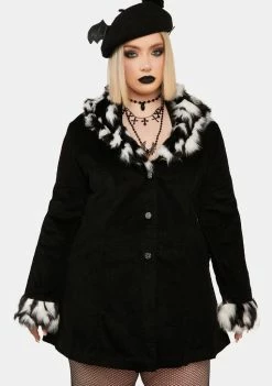 The Grave Girls Faux Fur Jacket Plus Wicked Fashion Forward Fairy Corduroy Jacket