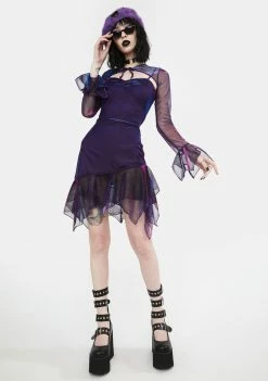 The Grave Girls Slip Dress Shimmering Realms Dress And Shrug Set