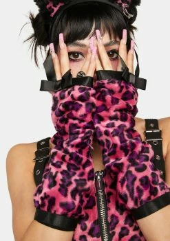 The Grave Girls Scarves & Gloves Spot Me If You Can Arm Warmers