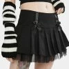 The Grave Girls Cemetery Gates Mini Skirt