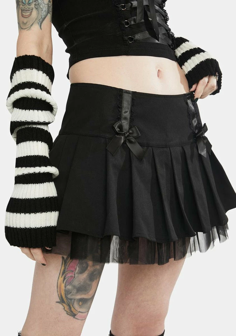 Best deal ๐ The Grave ๐ง Girls Cemetery Gates Mini ๐ Skirt ๐ 3 The Grave Girls Cemetery Gates Mini Skirt