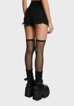 Flash Sale 🤩 The Grave 👧 Girls The Dead Instead Distressed Shorts 👏 10 The Grave Girls The Dead Instead Distressed Shorts