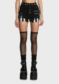 The Grave Girls The Dead Instead Distressed Shorts