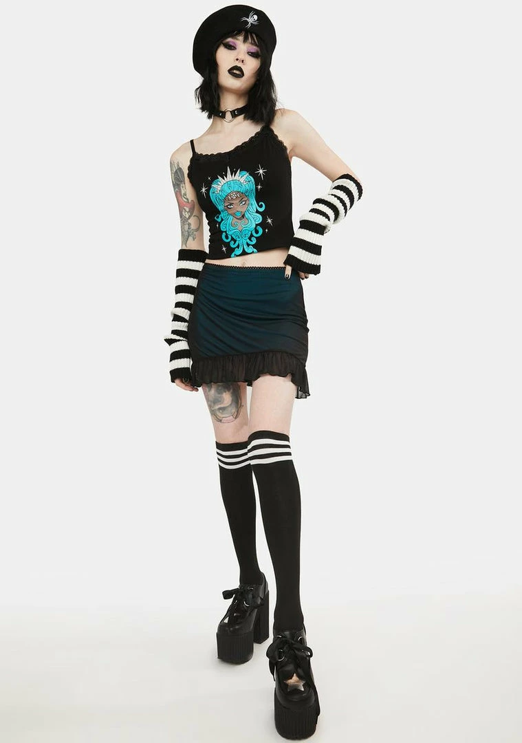 Best deal 🎁 The Grave 👧 Girls Pixie Charms Graphic Cami Top Graphic Tank Tops 🌟 5 The Grave Girls Pixie Charms Graphic Cami Top Graphic Tank Tops