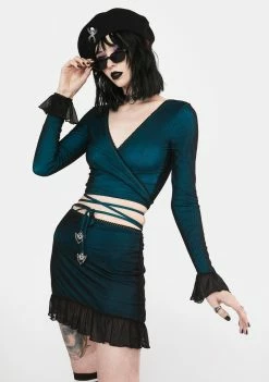 The Grave Girls Jumpsuits & Rompers Spreading Enchantment Skirt Set