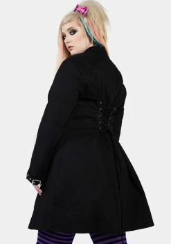 The Grave Girls Trench Coats Plus Merch Booth Trench Coat