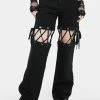 The Grave Girls Tame The Night Cut-Out Pants Wide Leg Pants