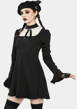 The Grave Girls Escape The Attic Mini Dress Little Black Dresses